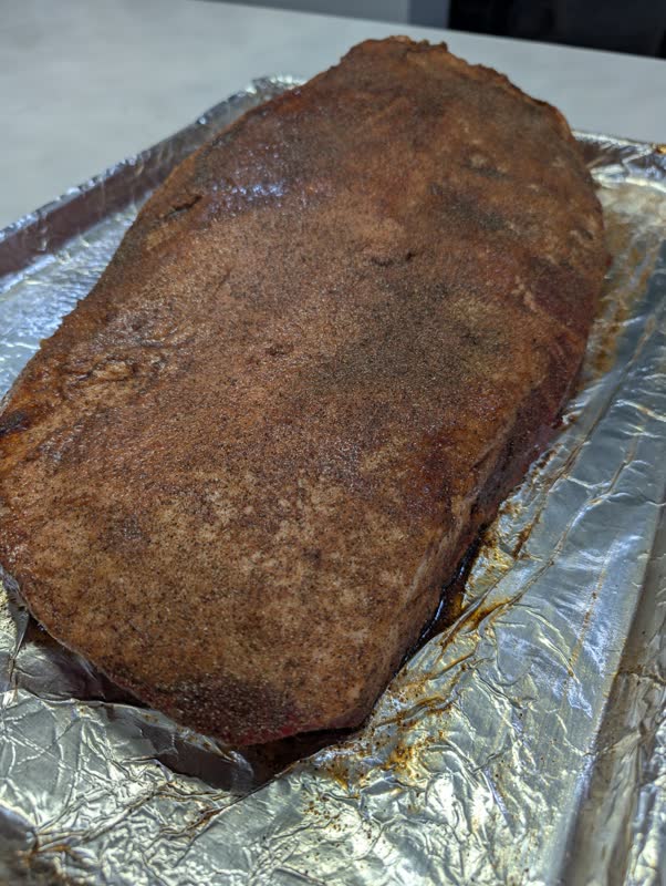 Rubbed Brisket Close-up